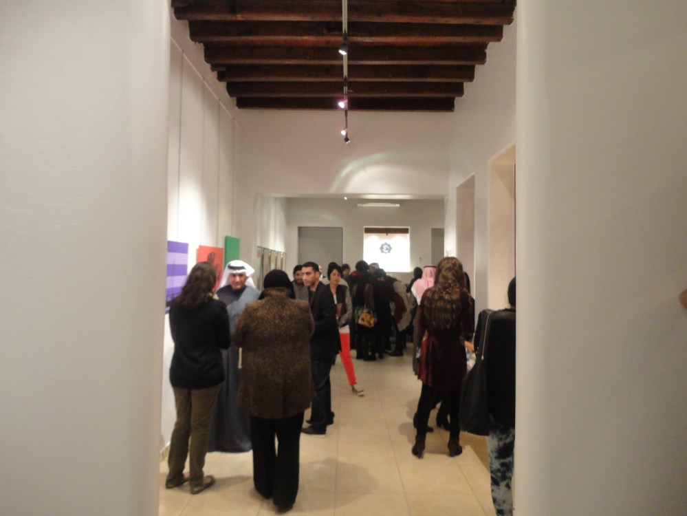 Crowd at Dar Al Funoon 3rd Affordable Art Show