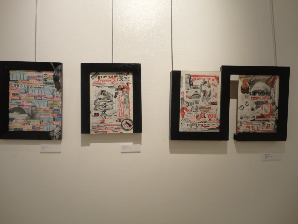 Collage artworks by Maha Al Asker