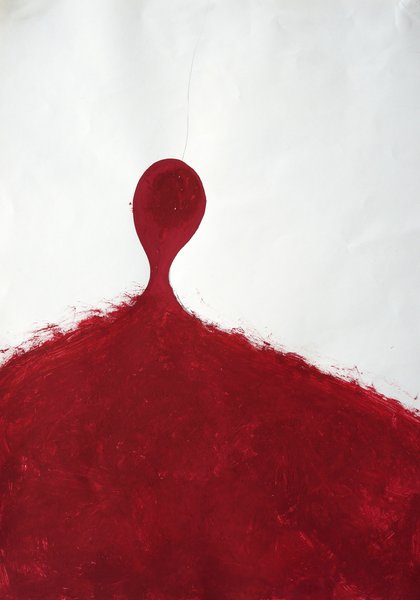 Anish Kapoor 'Untitled' Gouache and pencil on paper, 42x30 cm, 1994