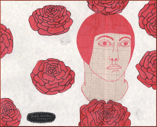 Artwork by Ghada AlKandiri. Courtesy: Gallery Tilal