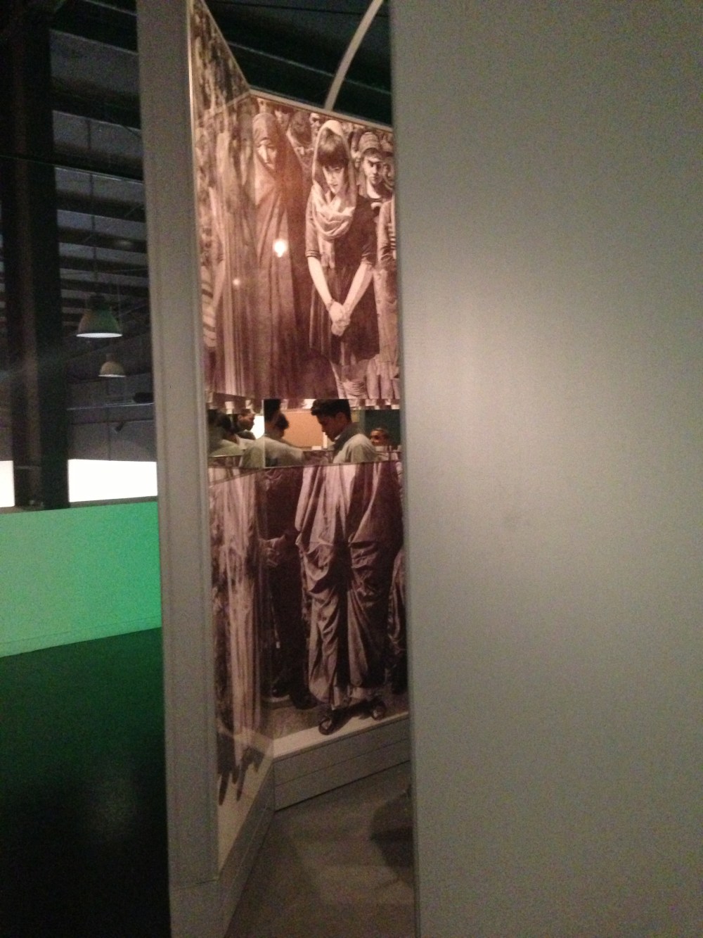 Details from Ahmad Morshedloo installation at Ayyam Gallery