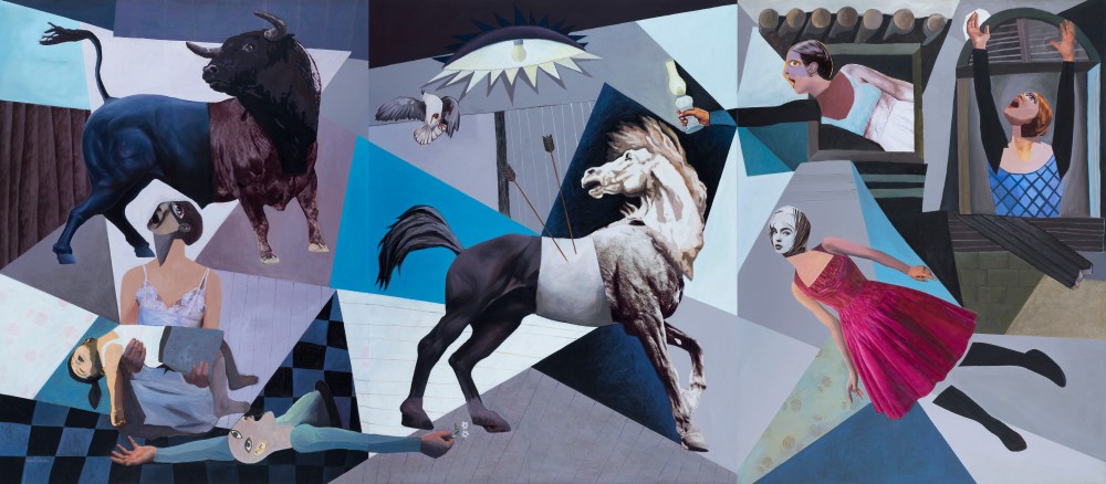 Oussama Diab 'New Guernica' Courtesy: Ayyam  Gallery