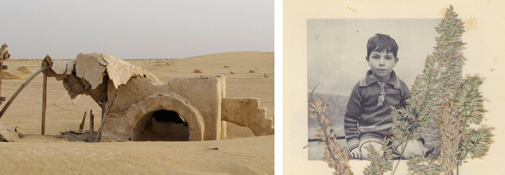 Left: Rä di Martino, No More Stars (Star Wars), Lambda Print | Right: Nedim Kufi, Jaffa (Untitled), C-Type Print. Courtesy: Summeria Lunn Gallery