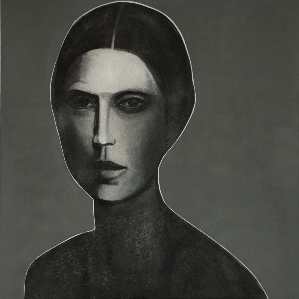 Khaled Takreti 'Portrait' 2011 Acrylic on Canvas, 150 X 150 cm. 