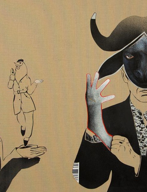 Details from Khaled Takreti's "Photocopies" 