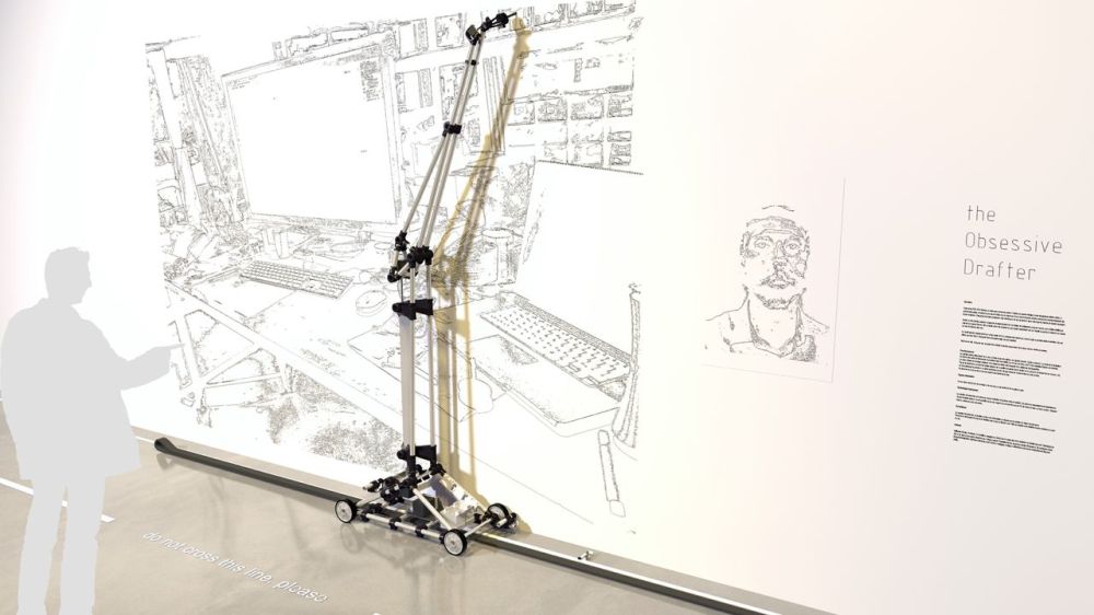 Guillaume Credoz and Nareg Karaoghlanian 'The Obsessive Drafter'. Courtesy to artists.