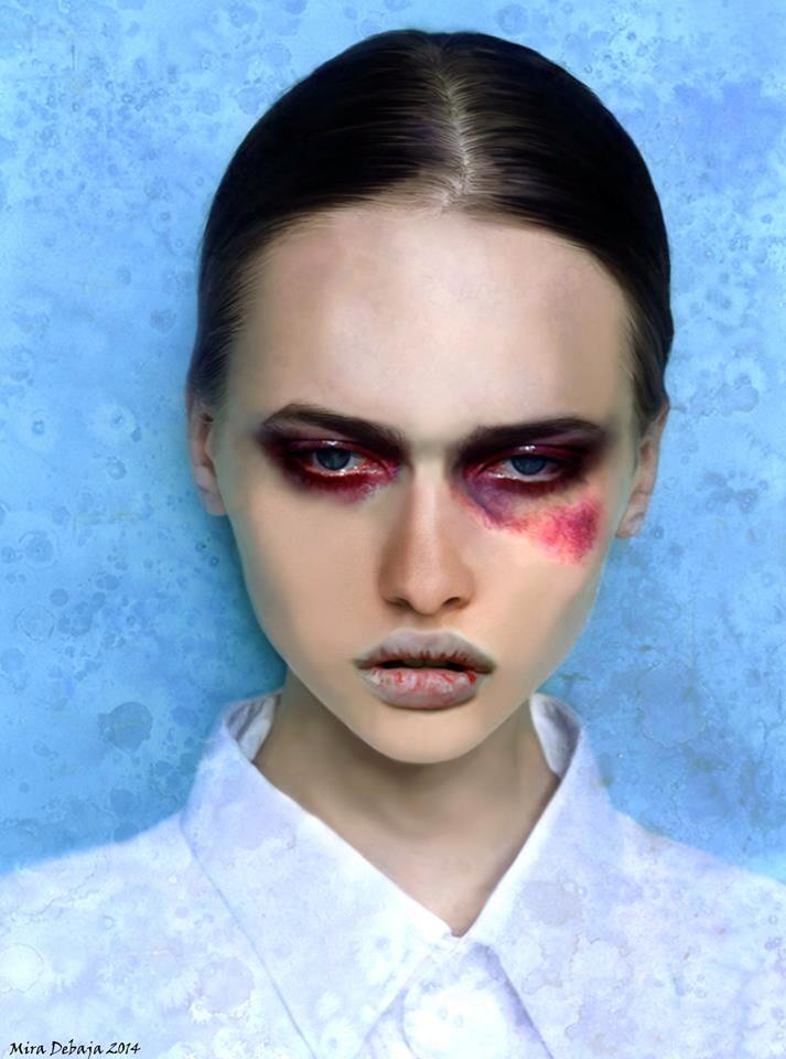  "I got your spirit in a photograph" digital art by Mira Debaja