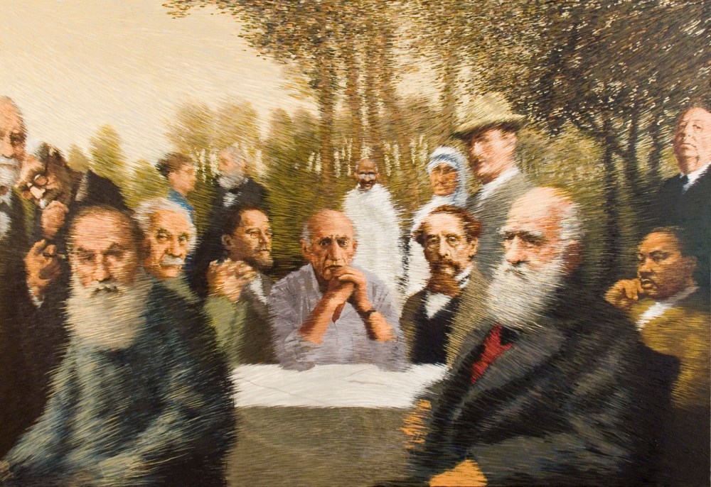 Mehrdad Mohebali, Paradise, 2013,133 x 193 cm, Courtesy of the artist and the gall