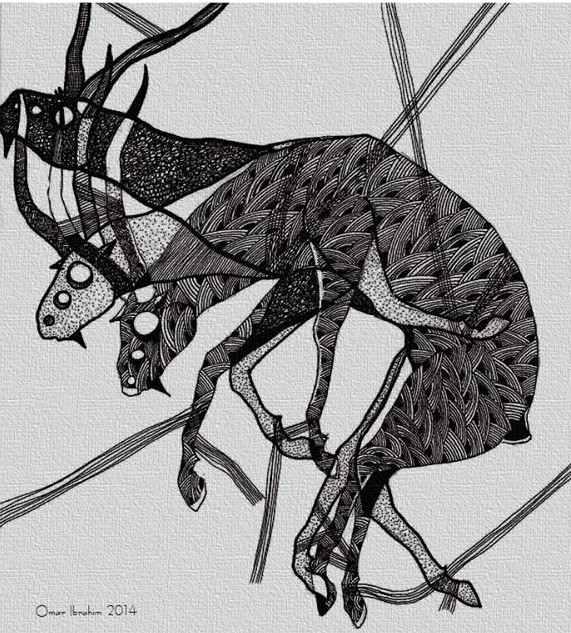 Artwork by Omar Ibrahim, Courtesy 392 RMEIL 393 Gallery.