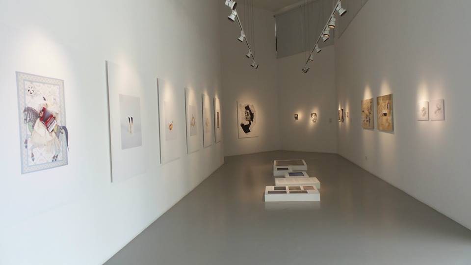 Part of "Turning Points" Exhibition at Tashkeel. Courtesy to Al Mahha Art