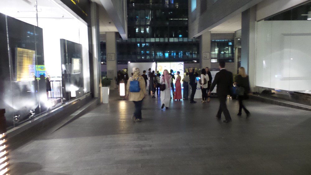 DIFC Art Night 2014. Courtesy Al Mahha Art