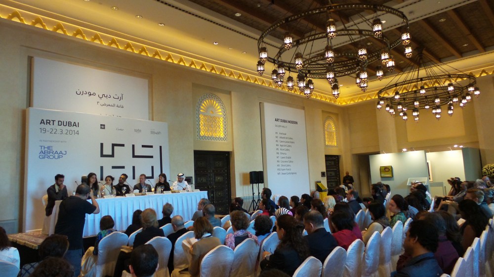 Art Dubai Press Conference. Courtesy to Al Mahha Art 
