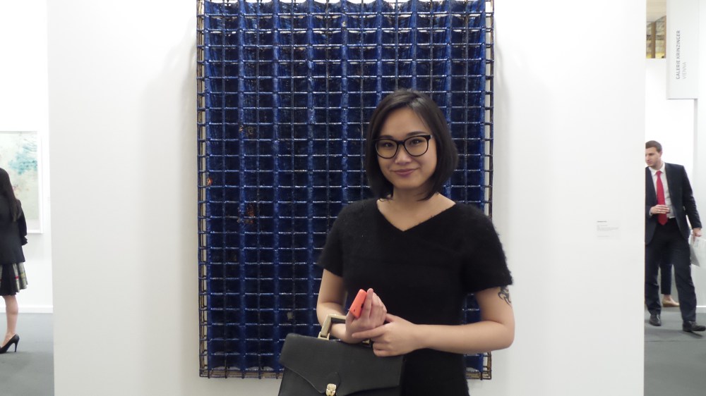 The lady who runs the world with her smile! Gallery & Project Manager at Art Basel ‎Angelle Siyang-Le. Courtesy: Al Mahha Art