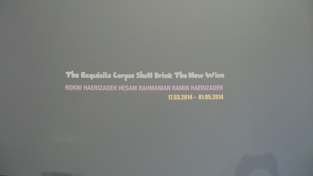 From The Exquisite Corpse Shall Drink the New Wine Exhibition at Gallery Isabelle Van Den Eynde. Courtesy: Al Mahha Art