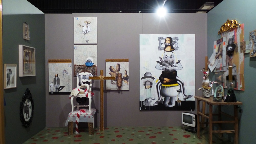 From The Exquisite Corpse Shall Drink the New Wine Exhibition at Gallery Isabelle Van Den Eynde. Courtesy: Al Mahha Art