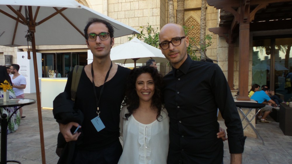 The amazing Ahmed and Mujahid Salman with artist Tasleem Mulhall 