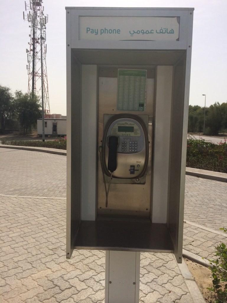 Arriving at Tashkeel and my love at first sight is the Telephone booth which actually works! Courtesy to Al Mahha Art