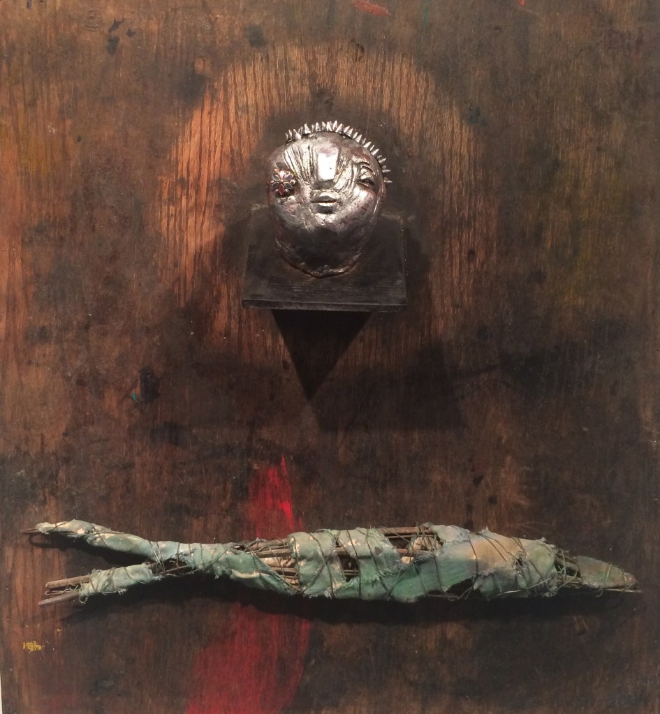 Artwork by Yamen Yousef The Last Supper Exhibition. Courtesy to Al Mahha Art