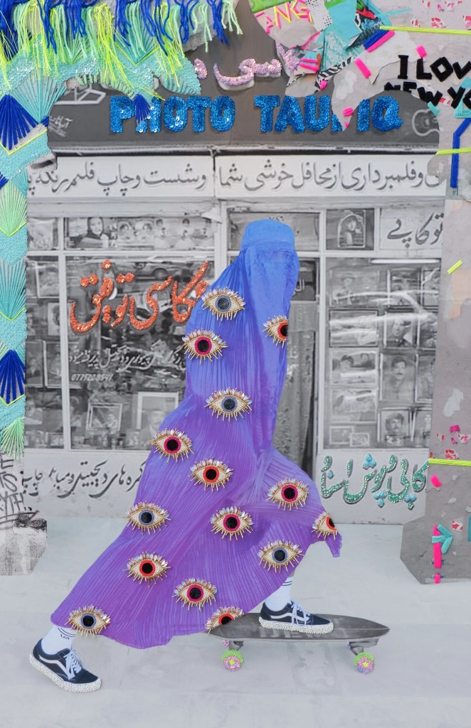 Aaliya Cruz, Mixed media on canvas, 70 x 45 cm, Limited Edition 1 of 8.